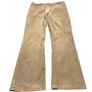 Levi's 517 Corduroy Pants Tan Mens 36x30 Vintage Bootcut 517-1523 Cords